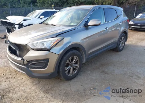 2014 Hyundai Santa Fe Sport 2.4L from USA, damaged, VIN 5XYZT3LB7EG193925